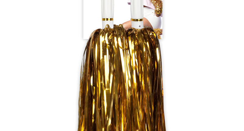 Boland Pompoms Metallic goud