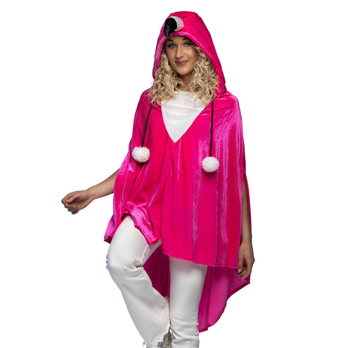 Boland Poncho Flamingo
