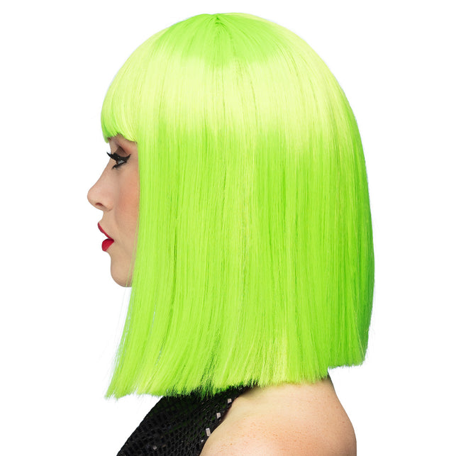 Boland Pruik Dance neon groen