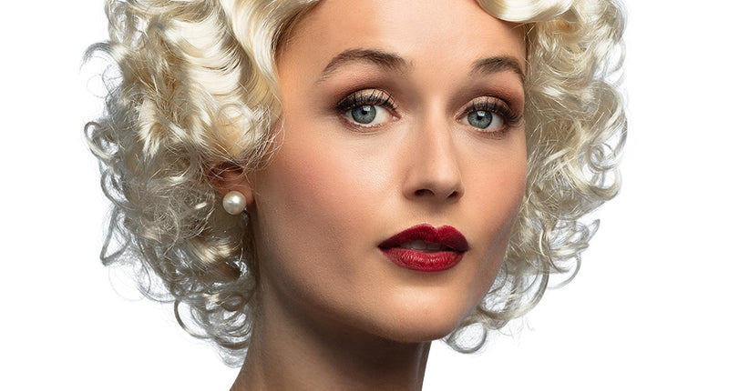 Boland Pruik Helen blonde krullen