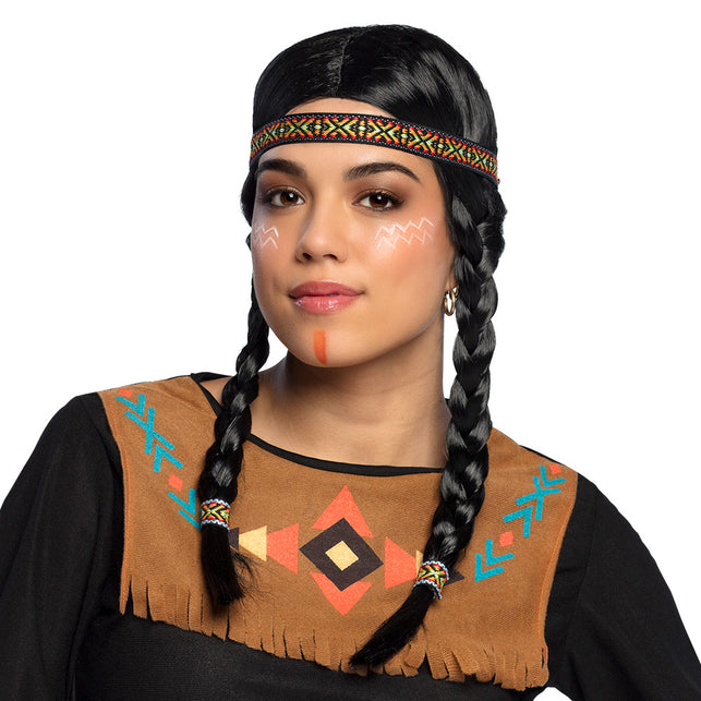 Boland Pruik indiaan Kewanee dames