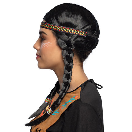 Boland Pruik indiaan Kewanee dames