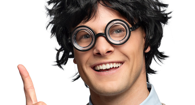 Boland Pruik Nerd zwart PIx2