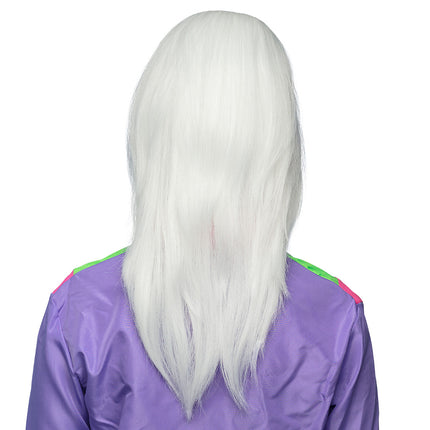 Boland Pruik Retro babe wit lang haar