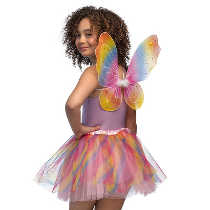 Boland Regenboog fee verkleed set kind