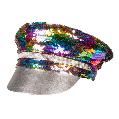 Boland Regenboog pet met glitters