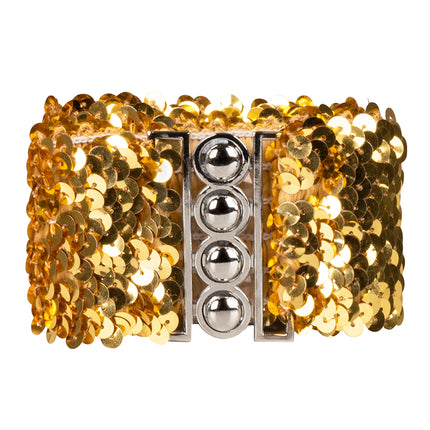 Boland Riem Pailletten goud