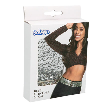 Boland Riem Pailletten zilver