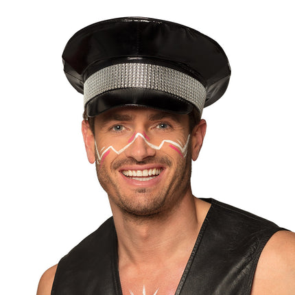 Boland Rocker pet zwart glitters