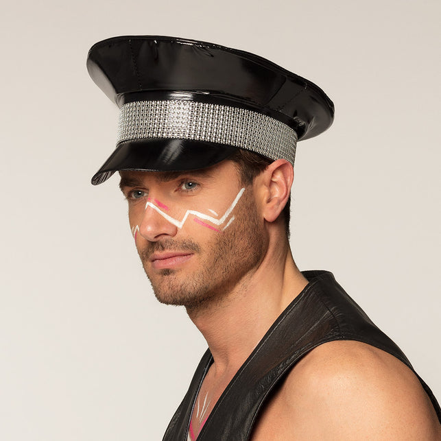 Boland Rocker pet zwart glitters