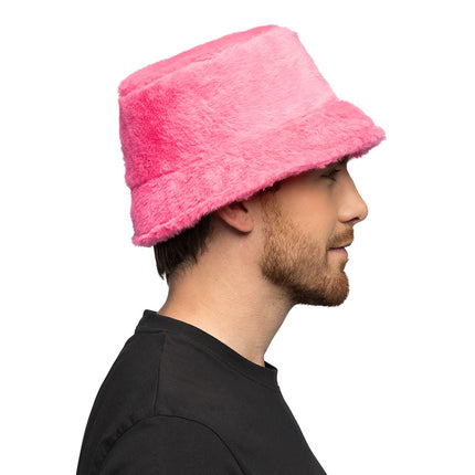 Boland Roze pluche bucket hat Rave (festival)