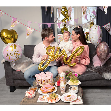 Boland Set 10 papieren bekertjes 'Hello girl!'