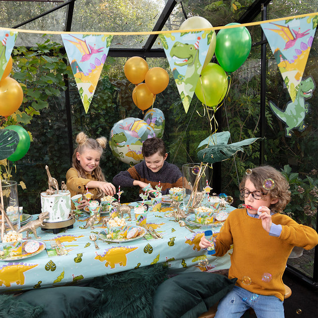 Boland Set 10 papieren bordjes Dino party