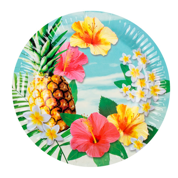Boland Set 10 papieren bordjes Paradise