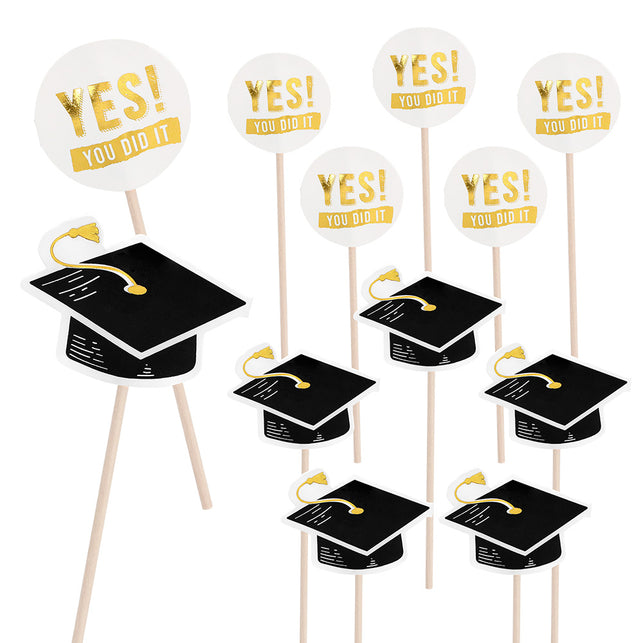 Boland Set 12 cocktailprikkers Graduation