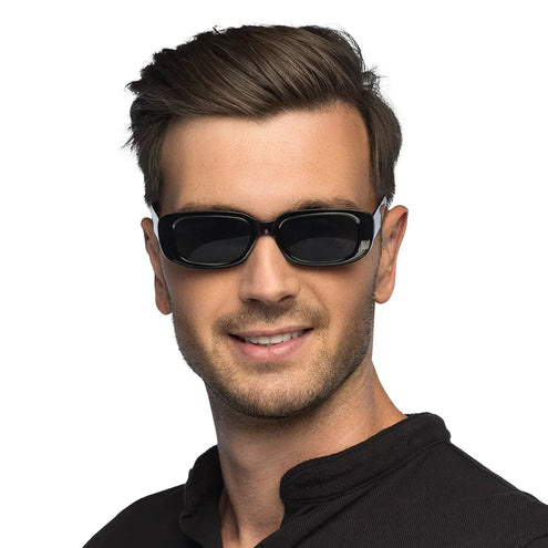 Boland Set 2 partybrillen Techno zwart/roze