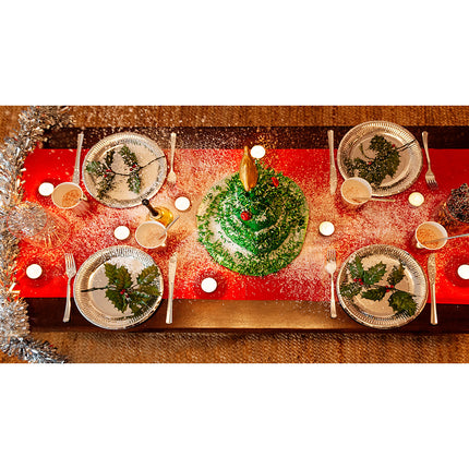 Boland Set 20 papieren rietjes zilver