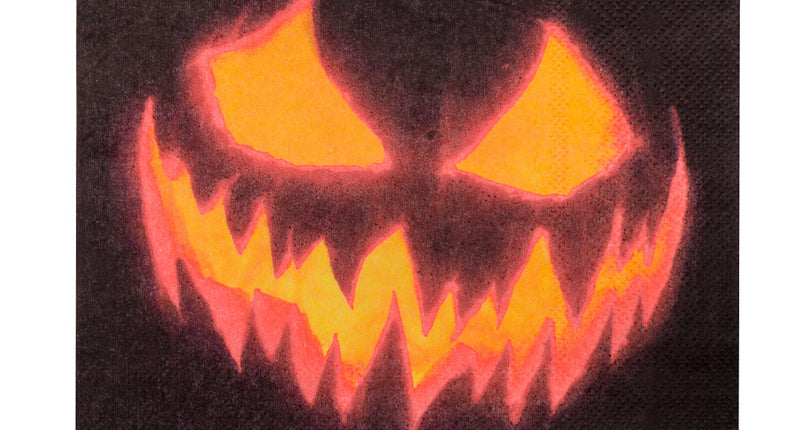 Boland Set 20 papieren servetten Creepy pumpkin