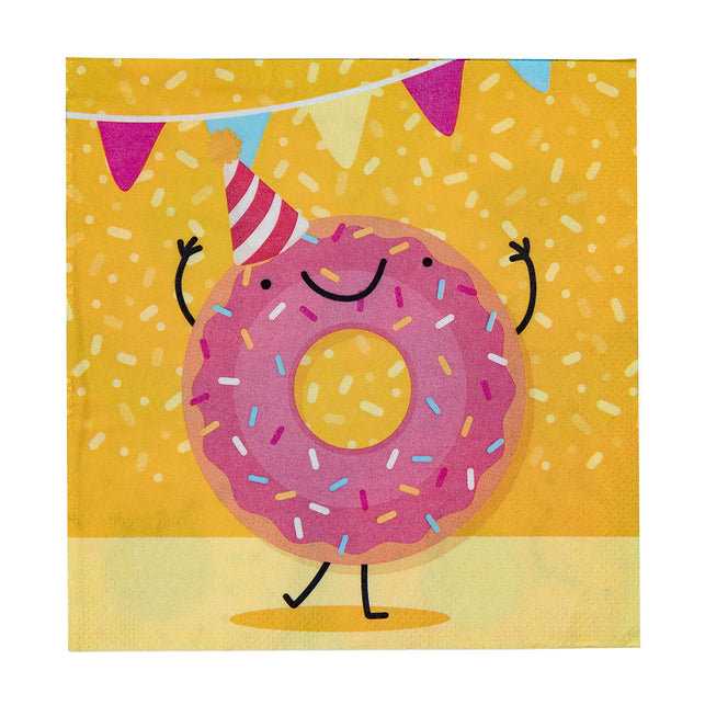 Boland Set 20 papieren servetten Donut