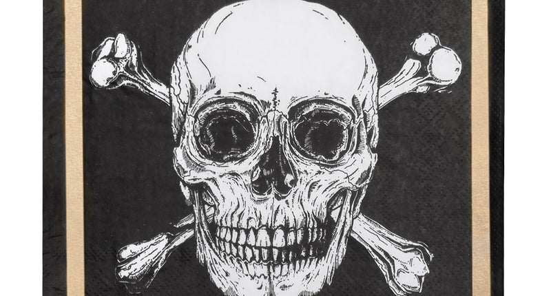 Boland Set 20 papieren servetten Piraten