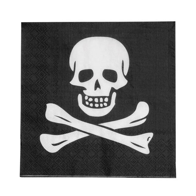 Boland Set 20 papieren servetten Piraten classic