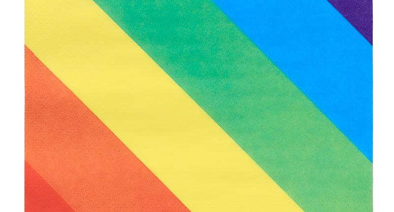 Boland Set 20 papieren servetten Regenboog