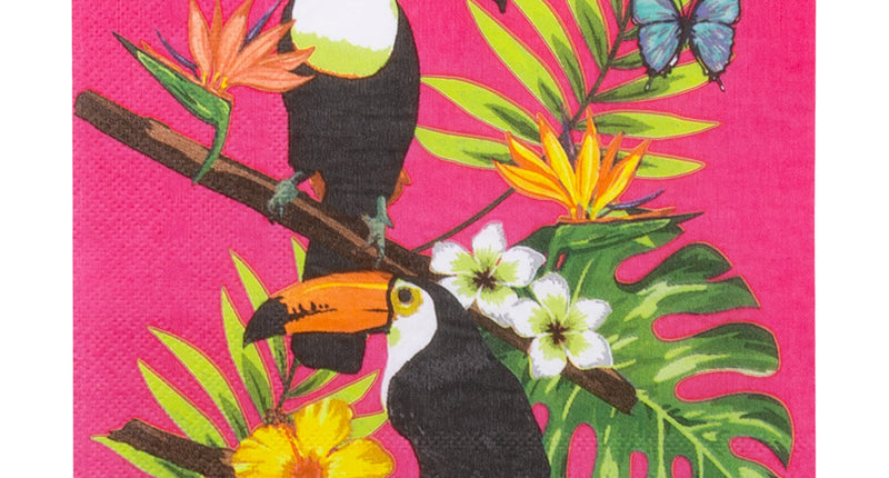 Boland Set 20 papieren servetten Toekan