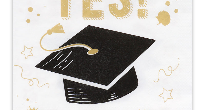 Boland Set 20 papieren servetten 'Yes you did it'