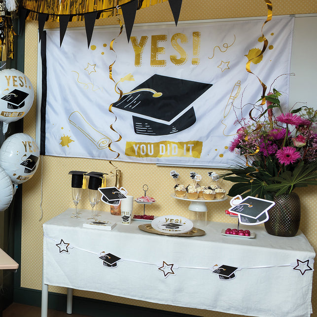 Boland Set 20 papieren servetten 'Yes you did it'