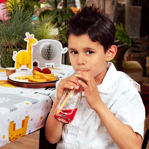 Boland Set 4 honingraat tafeldecoraties Safari