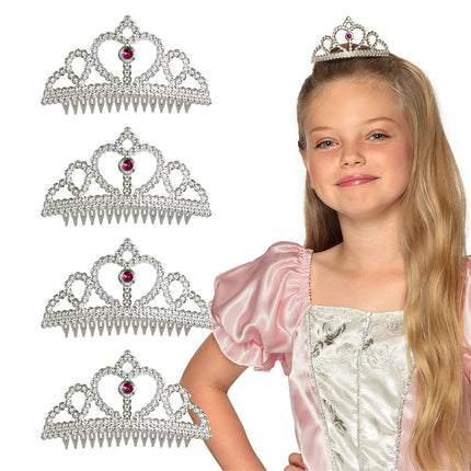 Boland Set 4 tiara's Prinses