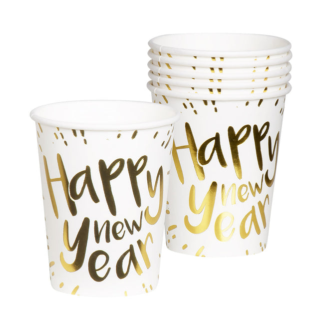 Boland Set 6 bekertjes 'Happy new year'