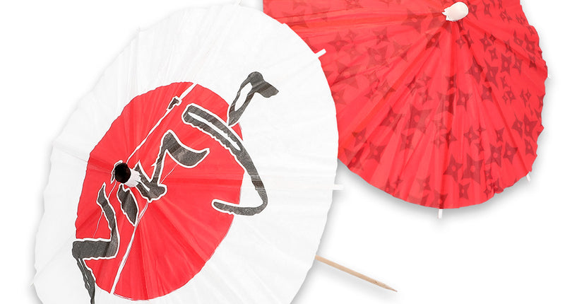 Boland Set 6 IJsparasols 'Ninja'