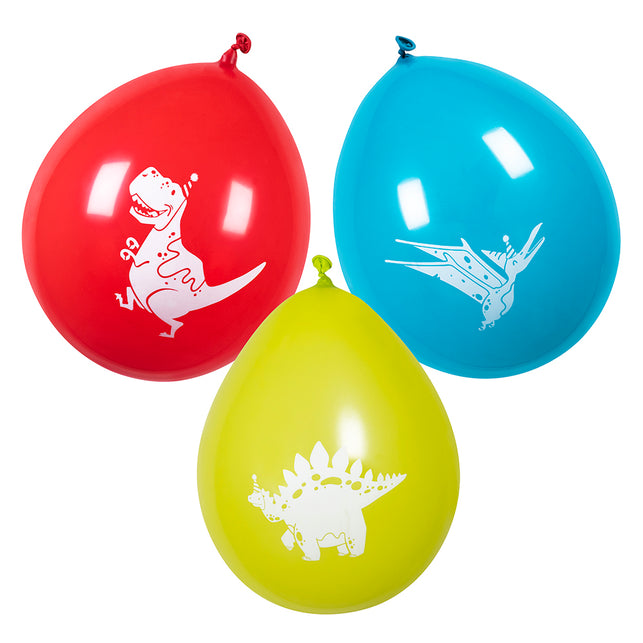 Boland Set 6 latex ballonnen Dino party