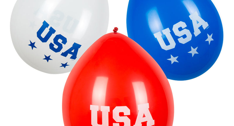 Boland Set 6 latex ballonnen 'USA'