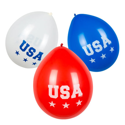 Boland Set 6 latex ballonnen 'USA'