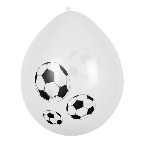 Boland Set 6 latex ballonnen Voetbal