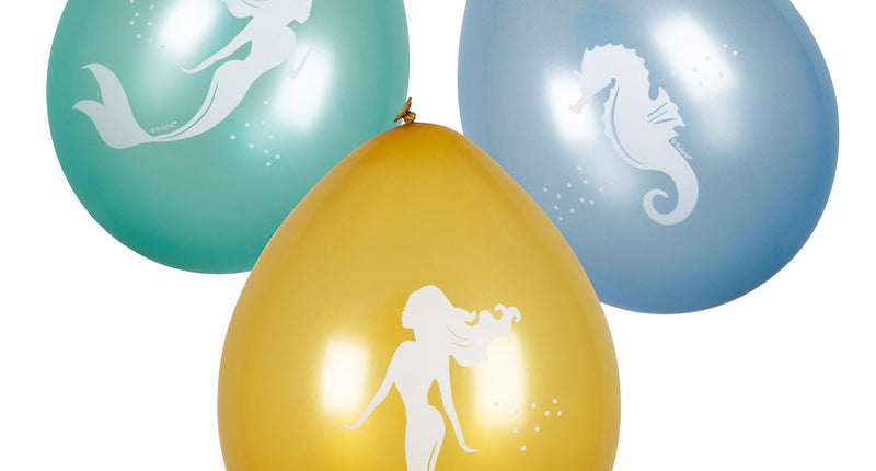 Boland Set 6 latex ballonnen Zeemeermin