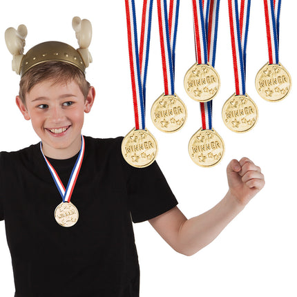 Boland Set 6 medailles 'Winner'