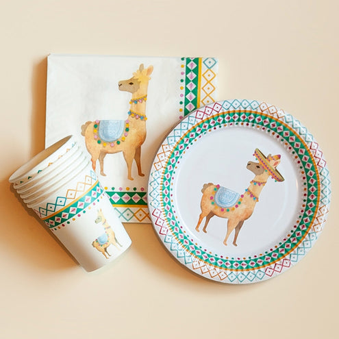 Boland Set 6 papieren bekertjes Lama