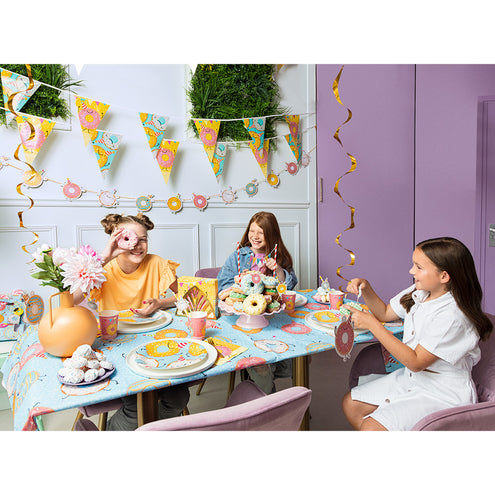 Boland Set 6 papieren rietjes Donut