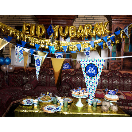 Boland Set 8 papieren bekertjes 'Eid Mubarak'