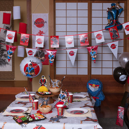 Boland Set 8 papieren bekertjes Ninja