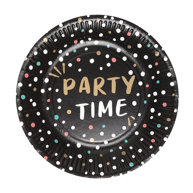 Boland Set 8 papieren bordjes 'Party time'