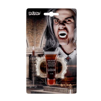 Boland Set tanden Vampier met nepbloed deluxe