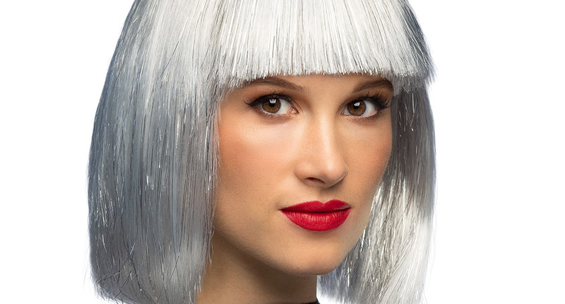 Boland Sia pruik Gigi glamour boblijn zilver grijs