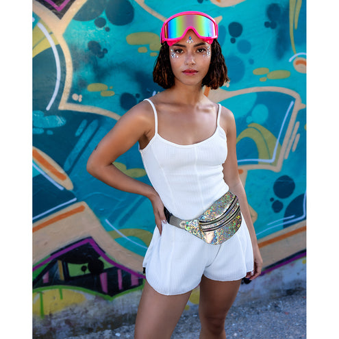 Boland Skibril neon roze unisex