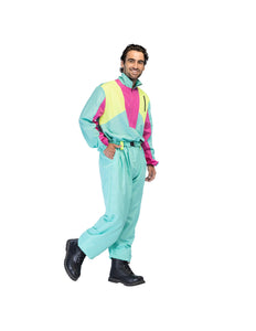 Boland Skipak Snow Blizzard Dude - Groen Retro Skipak Heren | Jaren 80 Foute Kleding