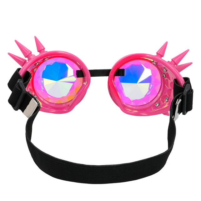 Boland Steampunk bril Festival neonroze