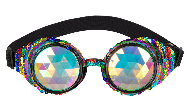 Boland Steampunk bril Mirage regenboog